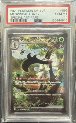2023 Pokemon JPN SV1a Meowscarada Ex Special Art Rare 96/73 PSA 10 - Image 1