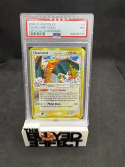 2006 POKEMON EX CRYSTAL GUARDIANS #4 CHARIZARD HOLO NO RESERVE PSA - Image 1