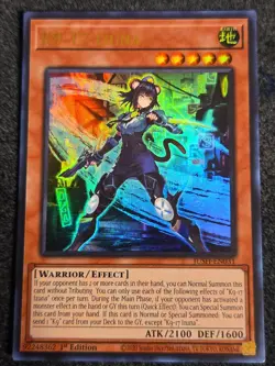 Yu-Gi-Oh Justice Hunters K9-17 Izuna JUSH-EN031 Ultra Rare 1st Edition - Image 1