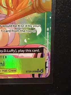 Nami (Full Art) ST29-008 Starter Deck 29: Egghead Foil One Piece TCG- NM English - Image 3