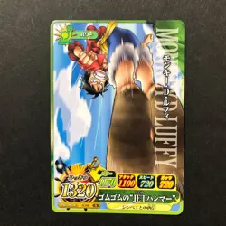 S5334 Luffy IC4-02 Japanese One Piece Berry Match Carddass Card YF26 - Image 1