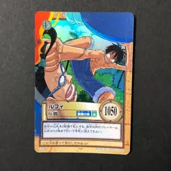 S5312 Luffy Holo C398 Japanese One Piece Hyper Battle Carddass Card YF26 - Image 1