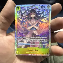 Bandai One Piece CCG Nico Robin EB03-055 Heroines Edition Holo Character EN - Image 1