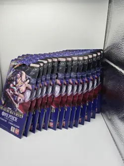 One Piece TCG The Azure Sea’s Seven OP-14 Sleeved Booster Pack Lot Of 14 Sealed - Image 3