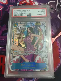 One Piece - Boa Hancock op07-MANGA ALT.ART PSA10 LI35 - Image 1