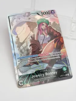 One Piece Bonney OP07-019 - 500 Years in the Future Jewelry Parallel Leader NM - Image 2