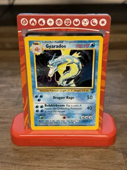 Pokemon Gyarados Holo Rare Card 7/130 Base Set 2 - Image 1