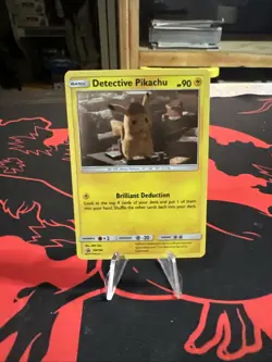 Pokemon TCG Detective Pikachu SM194 Cosmos Holo Black Star Promo Card - Image 1