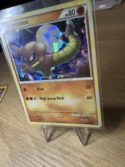 Hitmonlee HGSS25 Holo Promo Pokemon Card HeartGold SoulSilver Black Star NM - Image 3