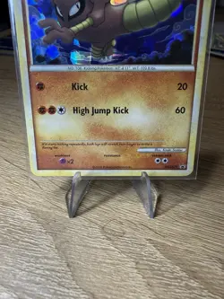 Hitmonlee HGSS25 Holo Promo Pokemon Card HeartGold SoulSilver Black Star NM - Image 4