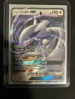 Pokemon TCG Lugia GX Holo Ultra Rare Card Lost Thunder 159/214 - Image 1