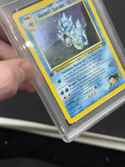 1st Edition Giovanni’s Gyarados Holo - 5/132 - Gym Challenge Pokemon Card PSA 10 - Image 4