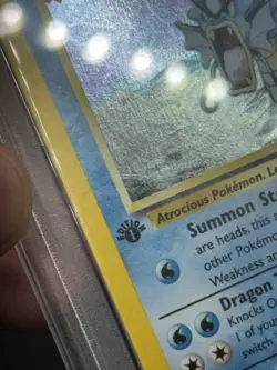 1st Edition Giovanni’s Gyarados Holo - 5/132 - Gym Challenge Pokemon Card PSA 10 - Image 5
