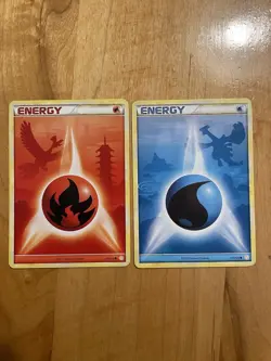 Heart Gold Soul Silver HGSS Lugia and Ho-oh Energy Cards 2010 - Image 1