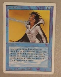 Drain Power. Revised Edition. Medium wear on back of card. Free Shipping. - Image 1