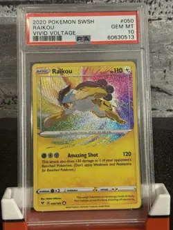 Pokemon TCG Raikou Card 050/185 Holo, Vivid Voltage, Near Mint/Mint (NM/M) - Image 1