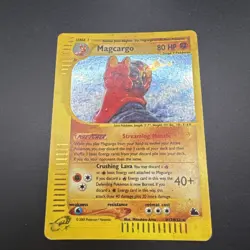 Magcargo H17/H32 Holo Rare Skyridge Pokemon Card 2003 Heavy Play - Image 1