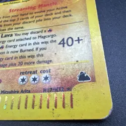 Magcargo H17/H32 Holo Rare Skyridge Pokemon Card 2003 Heavy Play - Image 3