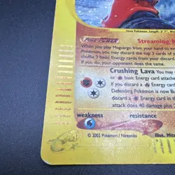 Magcargo H17/H32 Holo Rare Skyridge Pokemon Card 2003 Heavy Play - Image 4