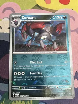 Zoroark (White Flare 62/86) reverse holo Poke Ball pattern Pokemon TCG card-NM - Image 1