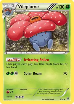 Vileplume 3/98 Rare XY - Ancient Origins Pokemon Card - Image 1