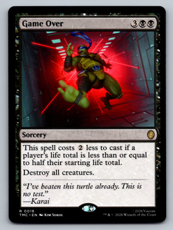 Game Over R 0018 Teenage Mutant Ninja Turtles Regular - Image 1