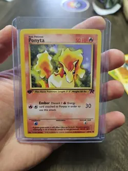 Ponyta 64/82 Pokemon Team Rocket First Edition - Image 1