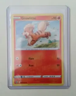 Pokemon TCG Silver Tempest: Growlithe (019/195) - Common - Near Mint - Image 1