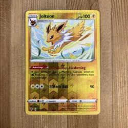 Pokemon TCG Jolteon Vivid Voltage 047/185 Reverse Holo Rare VLP - Image 1