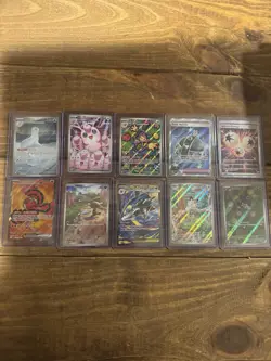 Pokemon Holo EX 10 Card Lot/ Mega Sharpedo SIR Phantasmal Flames - Image 1