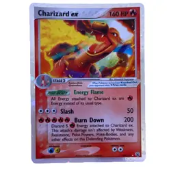 Pokemon Charizard ex 105/112 Ultra Rare Holo EX FireRed & LeafGreen 160 HP - Image 1