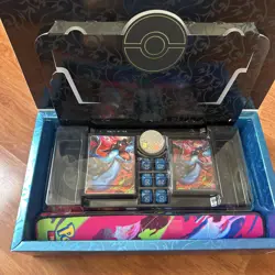 MEGA CHARIZARD ex UPC Play Mat, Dice, Deck Box & Coin Pokemon TCG Accessories - Image 3