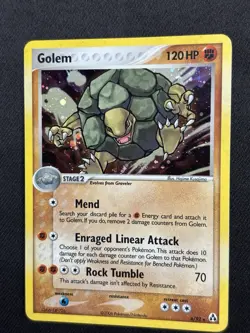 Pokemon Golem 6/92 EX Legend Maker Holo Rare Stage 2 120HP English TCG - Image 1