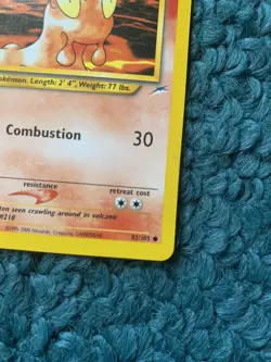 1st Edition SLUGMA 82/105 Neo Destiny Set - Pokemon WOTC Vintage Card - NM - Image 4