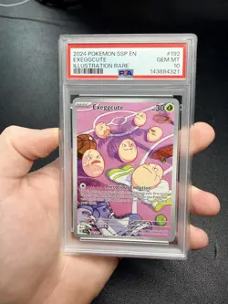 PSA 10 EXEGGCUTE 192/191 ILLUSTRATION RARE SURGING SPARKS POKEMON SSP IR - Image 1