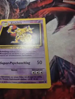 Pokemon TCG Kadabra Base Set German 32/102 1st Edition Unlimited Uncommon LP/NM - Image 3