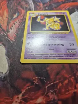 Pokemon TCG Kadabra Base Set German 32/102 1st Edition Unlimited Uncommon LP/NM - Image 4