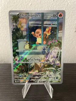 2023 Pokemon S&V Obsidian Flames Charmander Promo ETB 044 - Image 1
