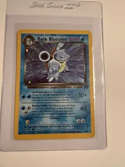 Pokemon Dark Blastoise Team Rocket Holo Rare Unlimited LP/NM English 2000 - Image 1