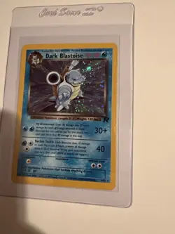 Pokemon Dark Blastoise Team Rocket Holo Rare Unlimited LP/NM English 2000 - Image 3