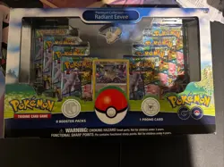 Pokemon TCG Radiant Eevee Go And Morpeko Crown Zenith Premium Collection Box - Image 1