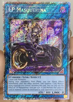 Yugioh I:P Masquerena (Alt Art) RA02-EN042 Platinum Secret Rare NM w/Tracking - Image 2