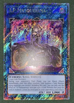 Yugioh I:P Masquerena (Alt Art) RA02-EN042 Platinum Secret Rare NM w/Tracking - Image 3