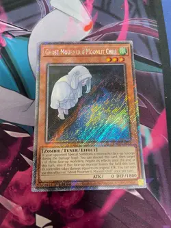YUGIOH - GHOST MOURNER & MOONLIT CHILL - RA02 - NM - PLATINUM SECRET RARE - 1ST - Image 1