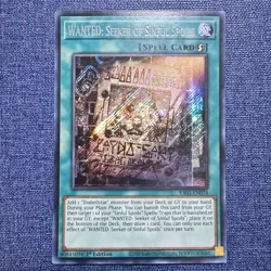 Yugioh WANTED: Seeker of Sinful Spoils RA03-EN074 - Secret Rare - 1st Edition NM - Image 1