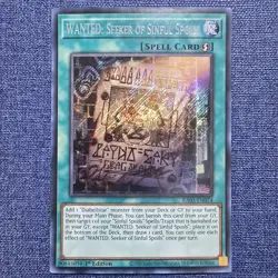 Yugioh WANTED: Seeker of Sinful Spoils RA03-EN074 - Secret Rare - 1st Edition NM - Image 3
