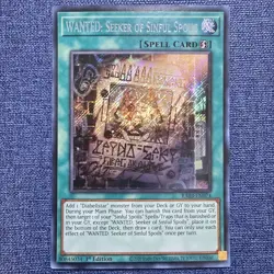 Yugioh WANTED: Seeker of Sinful Spoils RA03-EN074 - Secret Rare - 1st Edition NM - Image 5