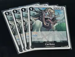One Piece TCG Caribou OP11‑083 (x4) | A Fist of Divine Speed | Rare Foil | NM - Image 1