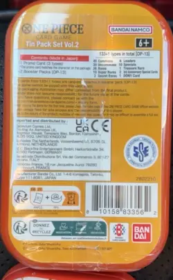One Piece TCG Vol. 2 OP-13 Tins Sealed LOT OF 4 SEALED Luffy and Ace - Image 2