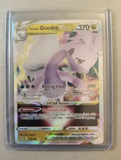 Pokemon TCG Hisuian Goodra VSTAR Ultra Rare Card 136/196 SWSH: Lost Origin - Image 1